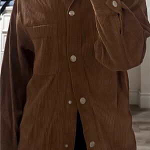 Bershka Men's Tan Corduroy Pants